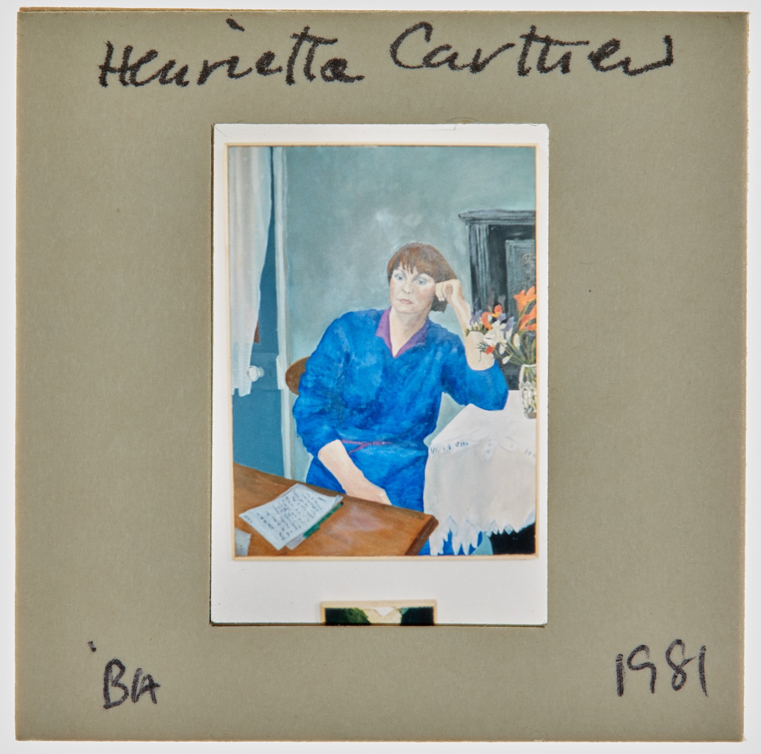 1981 BA Degree Show Slide - 'Henrietta Carthew'