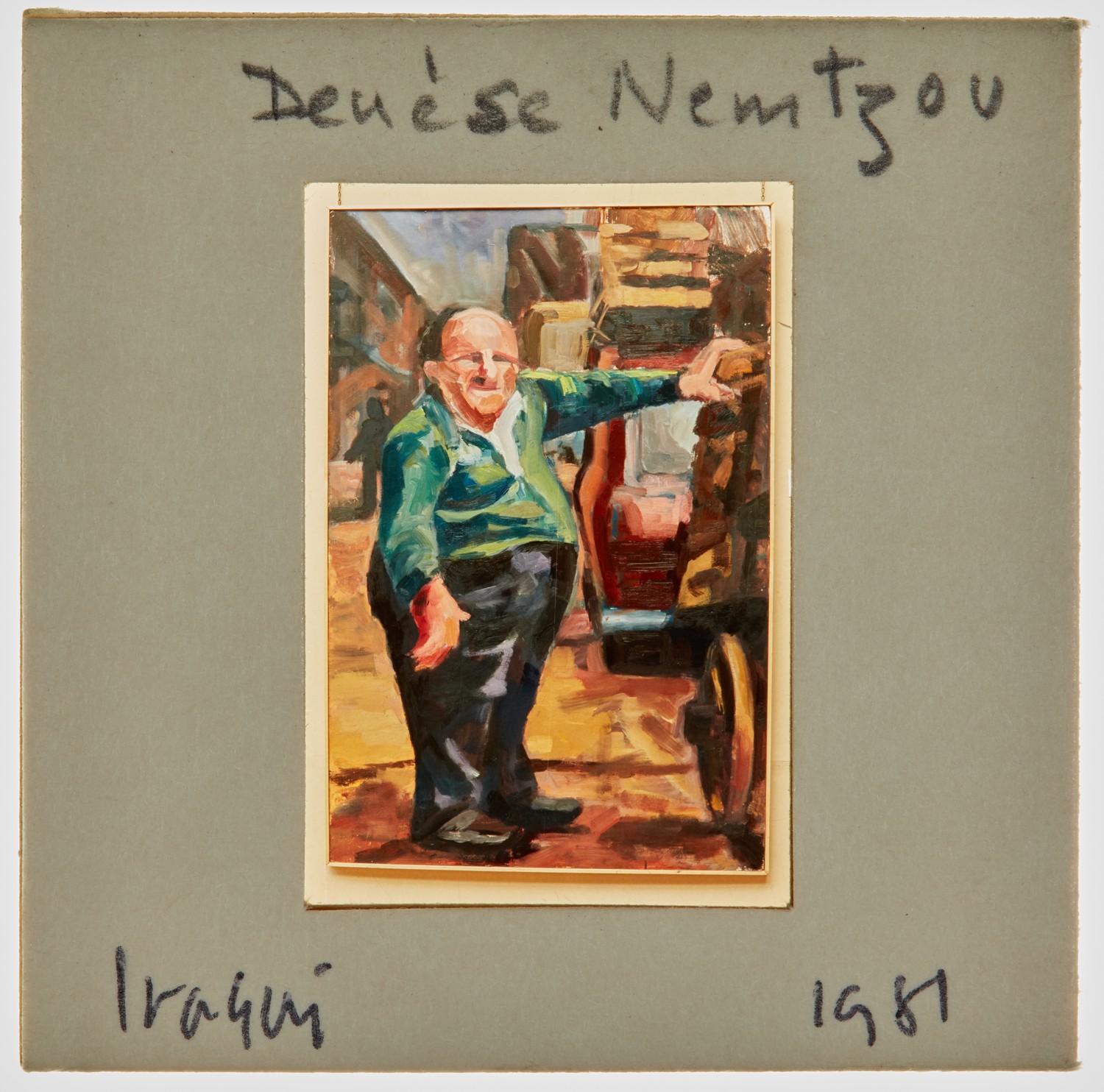 1981 Iraqi Exhibition Slide - 'Denise Nemtzov'