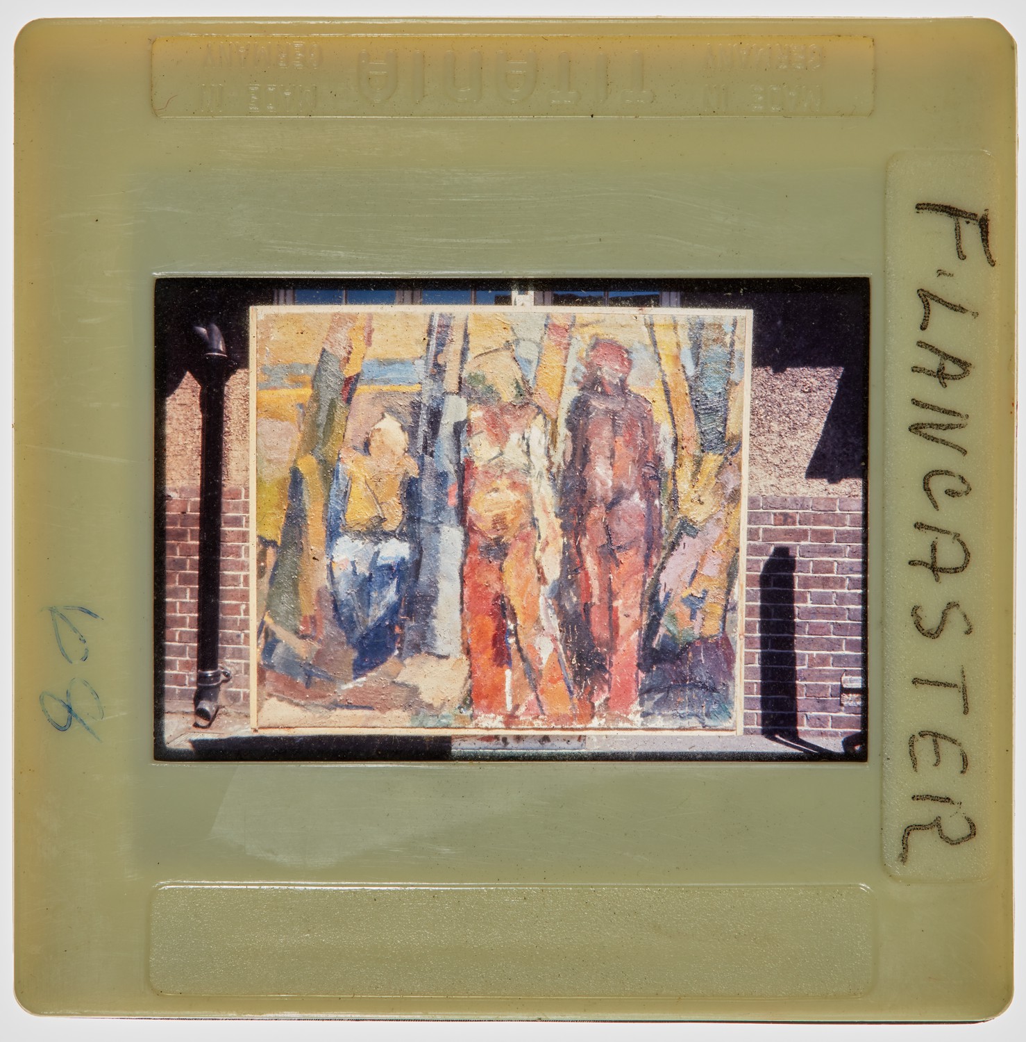 1968 Diploma in Painting Degree Show Slide - 'F Lancaster'