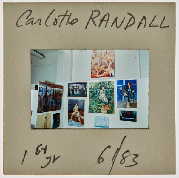 1983 1st Year Degree Show Slide - 'Charlotte Randall'