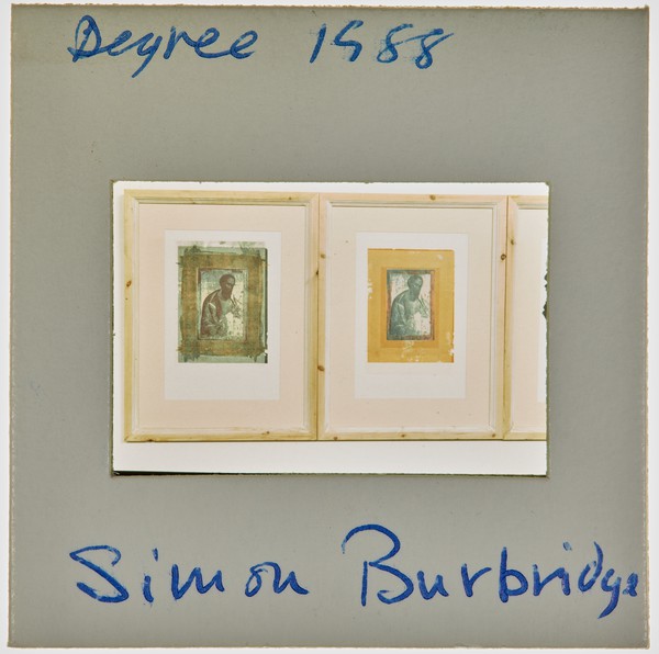 1988 BA Painting Degree Show Slide - 'Simon Burbridge'