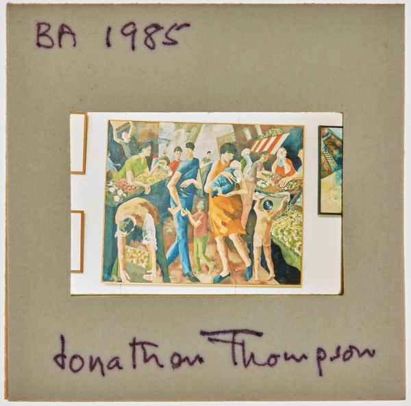 1985 BA Degree Show Slide - 'Jonathan Thompson'
