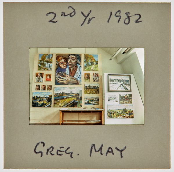 1982 2nd Year Summer Exhibition Slide - 'Greg May'