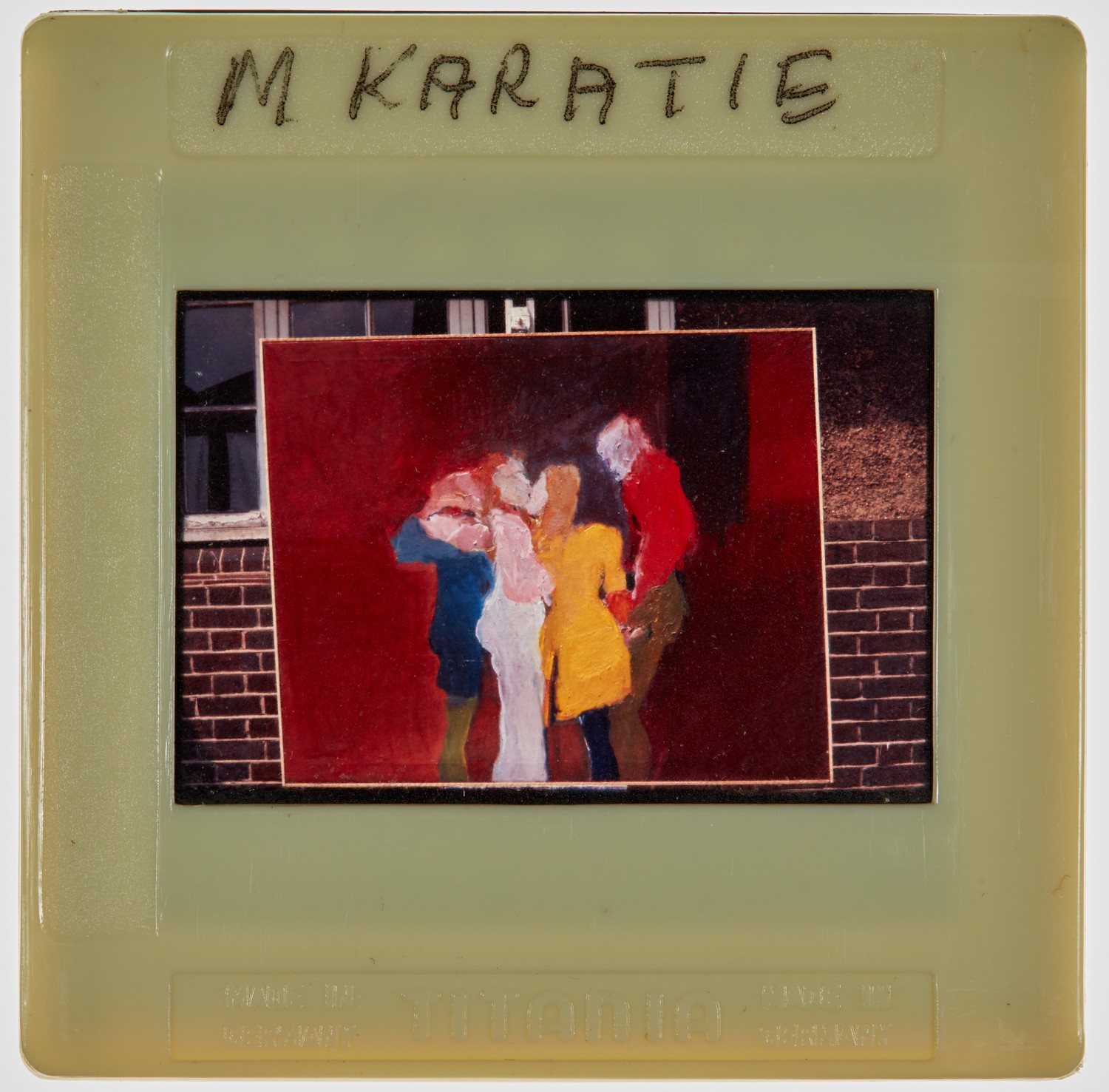 1968 Diploma in Painting Degree Show Slide - 'M Karatie'