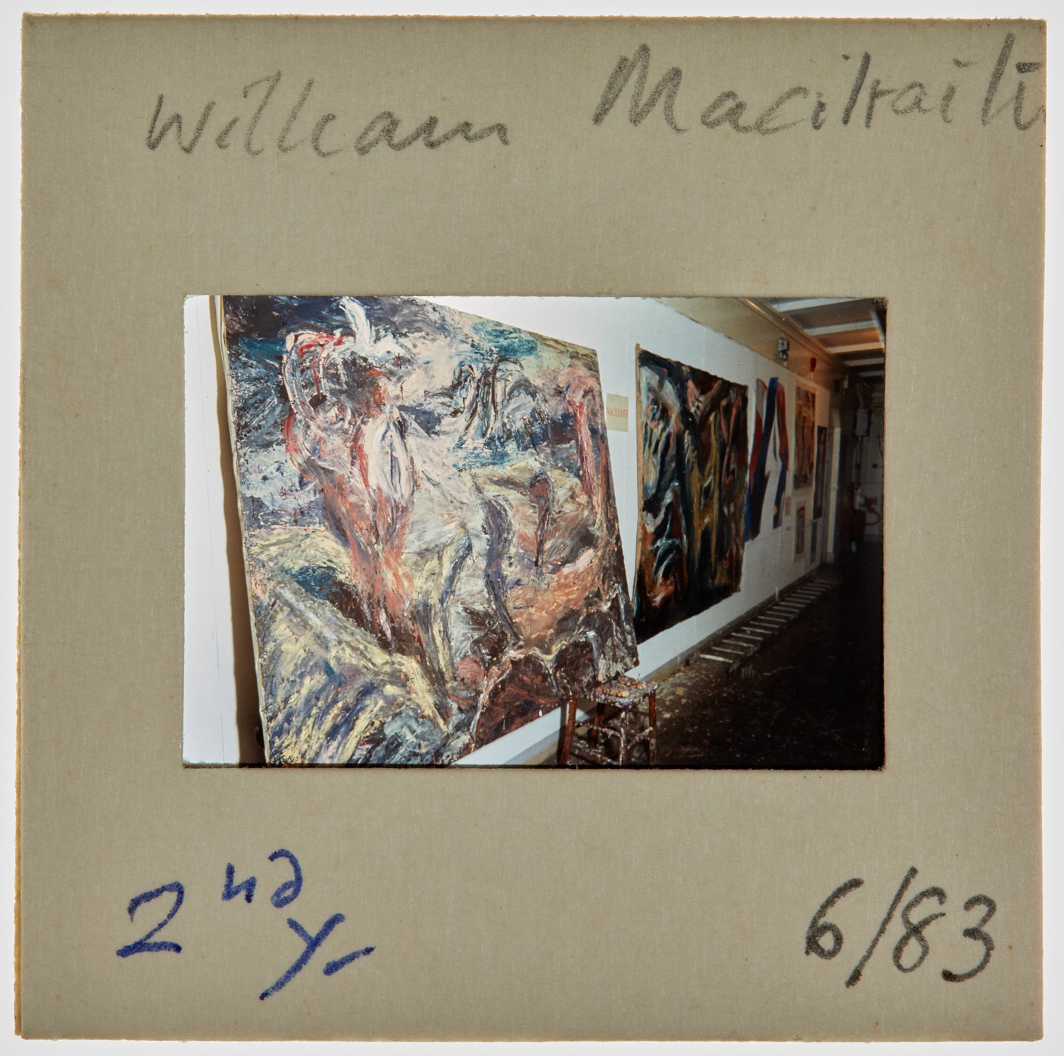 1983 2nd Year Degree Show Slide - 'William MacIlraith'