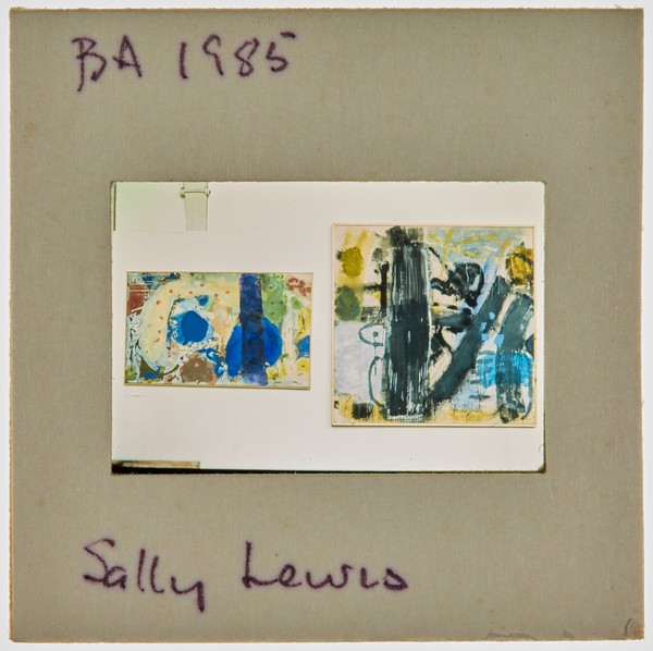 1985 BA Degree Show Slide - 'Sally Lewis'