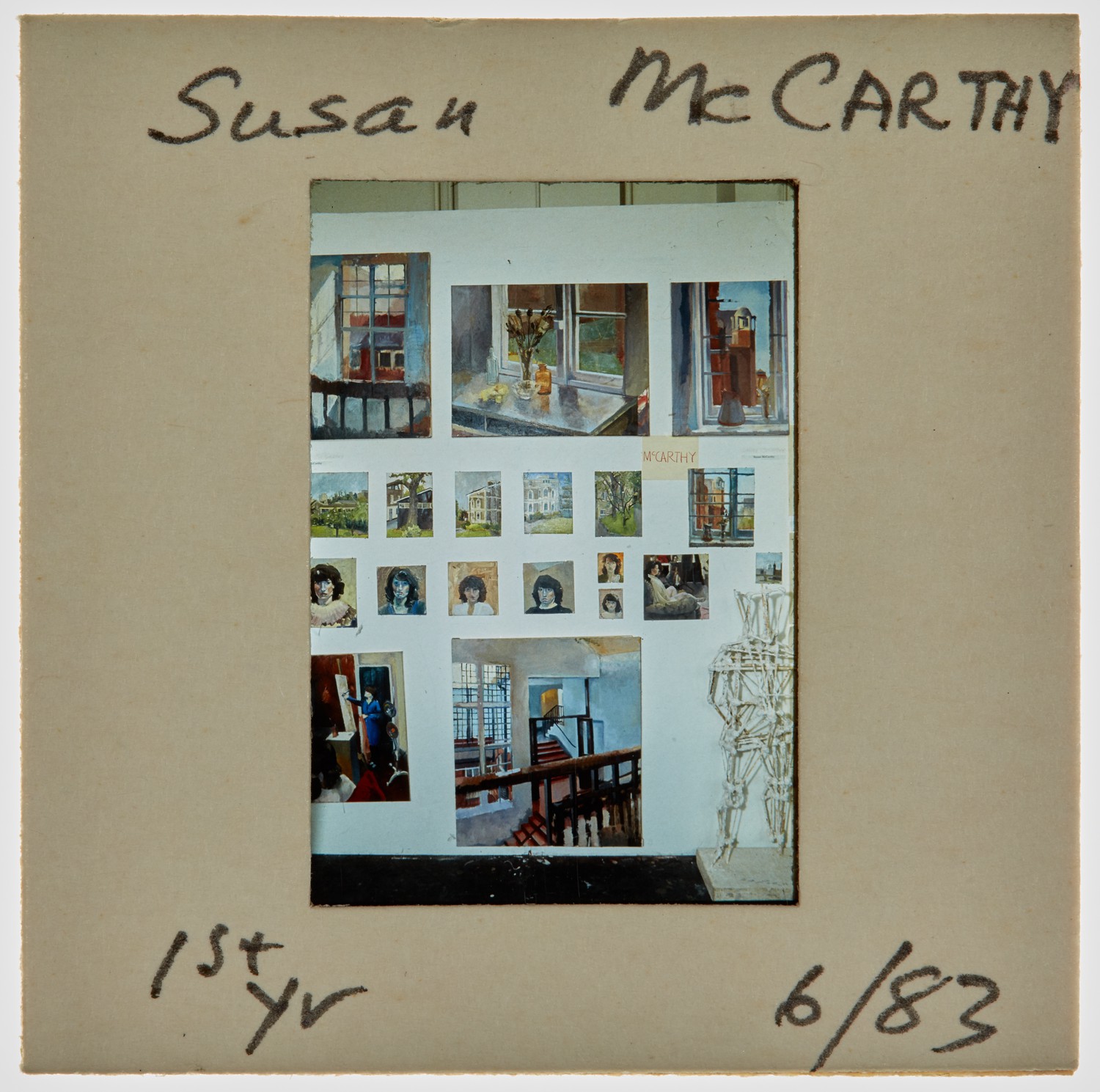 1983 1st Year Degree Show Slide - 'Susan McCarthy'