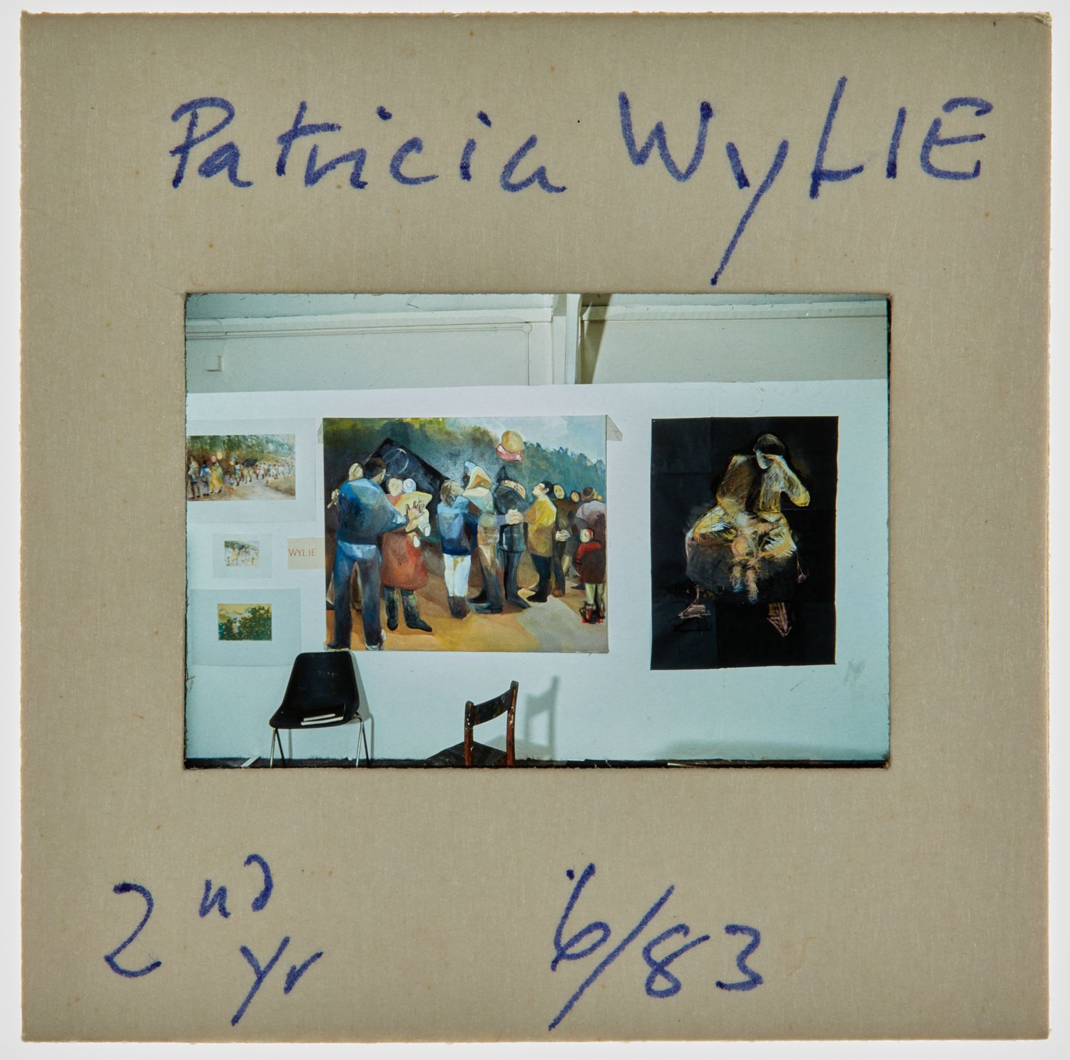 1983 2nd Year Degree Show Slide - 'Patricia Wylie'
