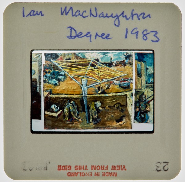1983 BA Degree Show Slide - 'Ian Macnaughton'