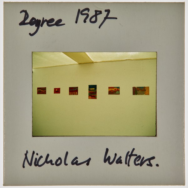 1987 BA Degree Show Slide - 'Nicholas Walters'