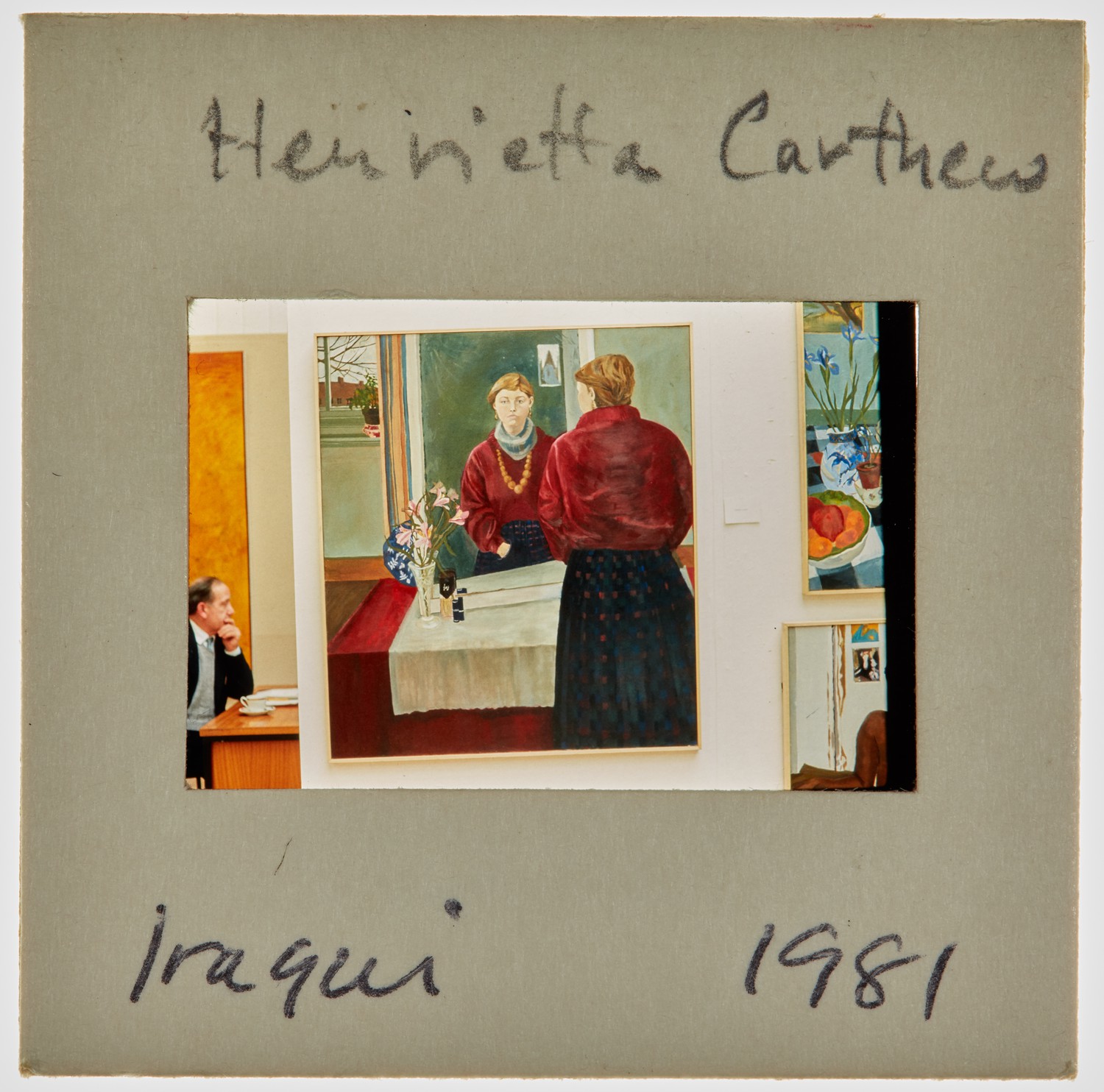 1981 Iraqi Exhibition Slide - 'Henrietta Carthew'