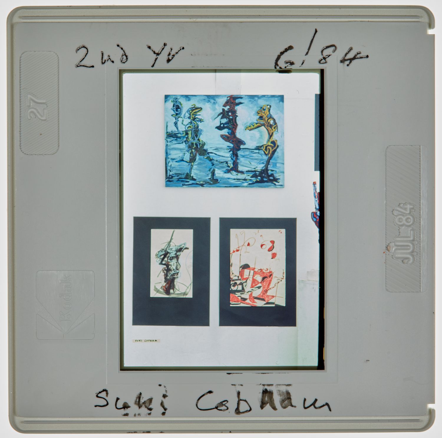 1984 2nd Year Degree Show Slide - 'Suki Cobham'