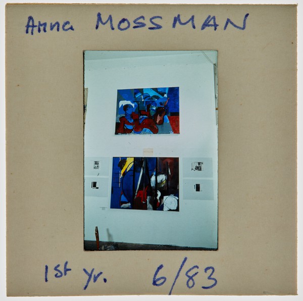 1983 1st Year Degree Show Slide - 'Anna Mossman'