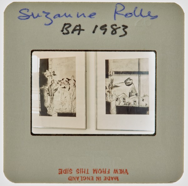 1983 BA Degree Show Slide - 'Suzanne Roles'
