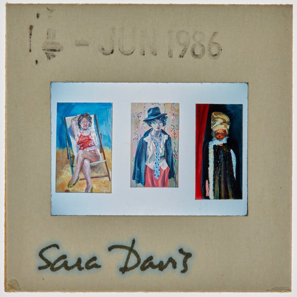1986 BA Degree Show Slide - 'Sara Davis'