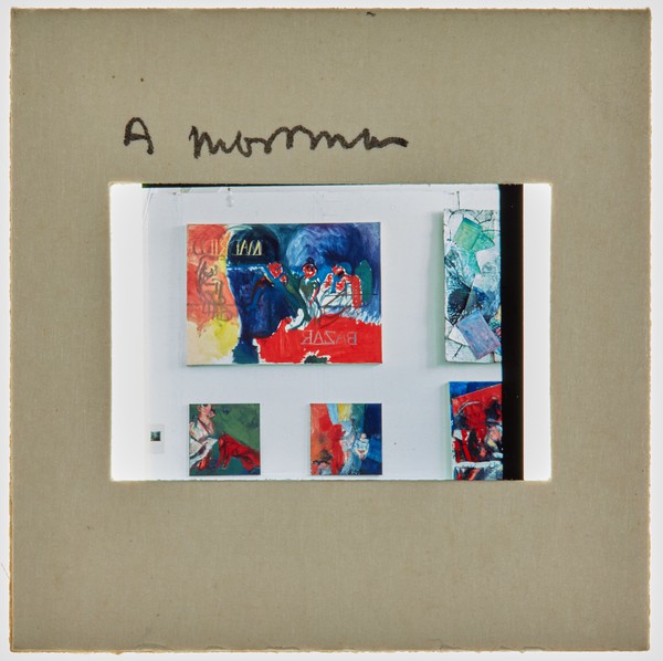 1984 2nd Year Degree Show Slide - 'A Mossman'