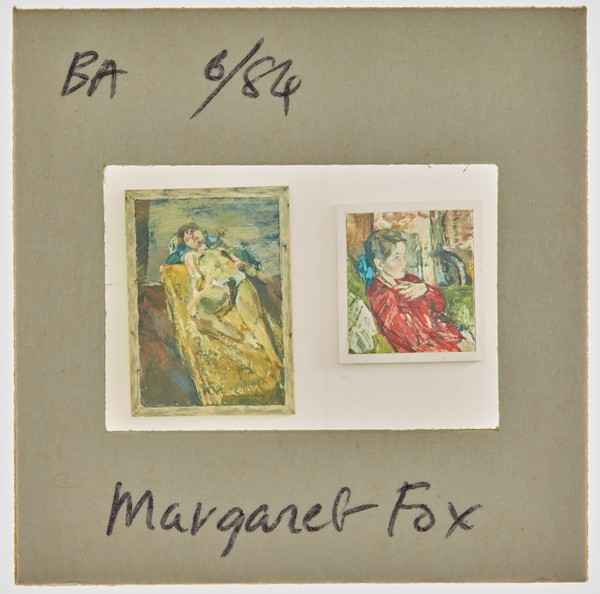 1984 BA Degree Show Slide - 'Margaret Fox'
