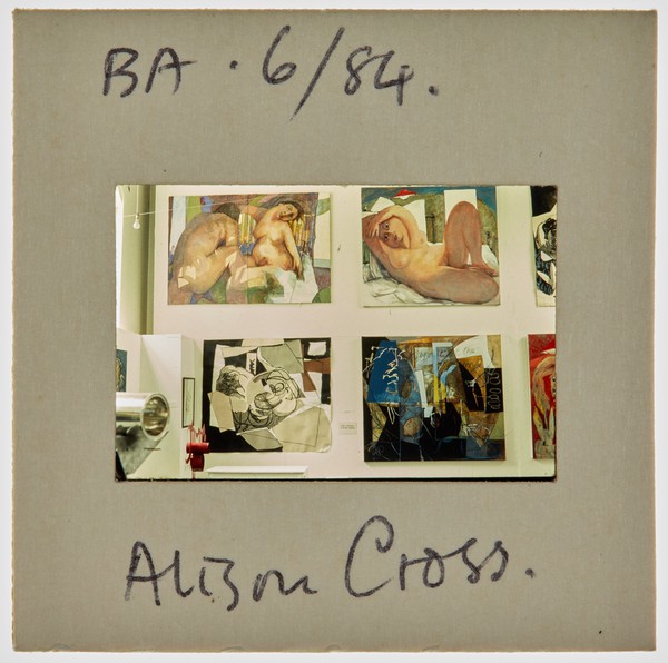 1984 BA Degree Show Slide - 'Alison Cross'