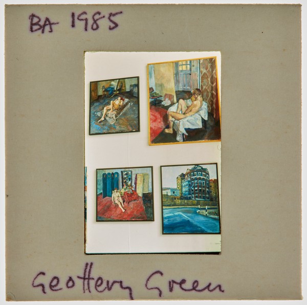 1985 BA Degree Show Slide - 'Geoffrey Green'