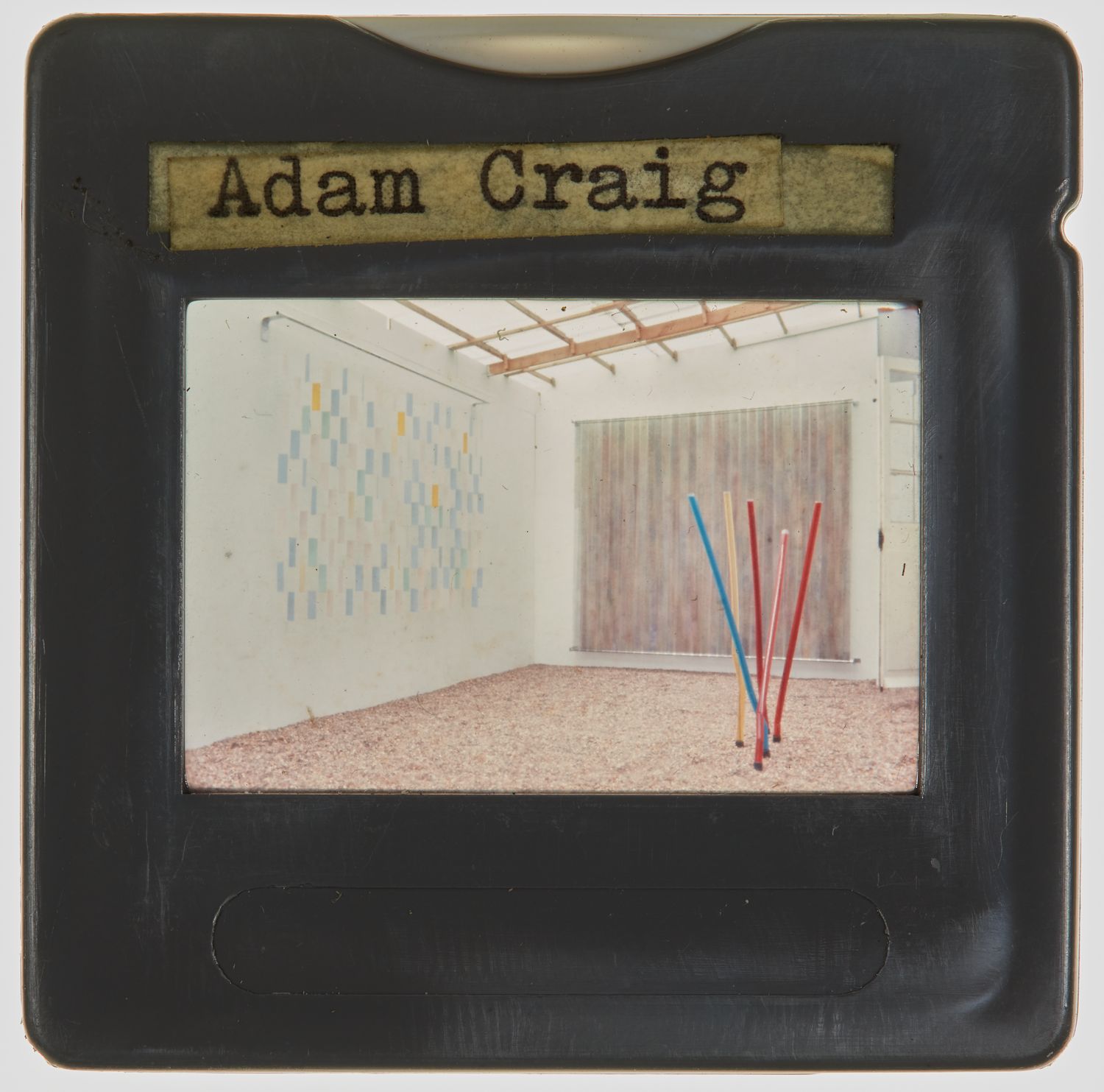 1967 Diploma in Painting Degree Show Slide - 'Adam Craig'