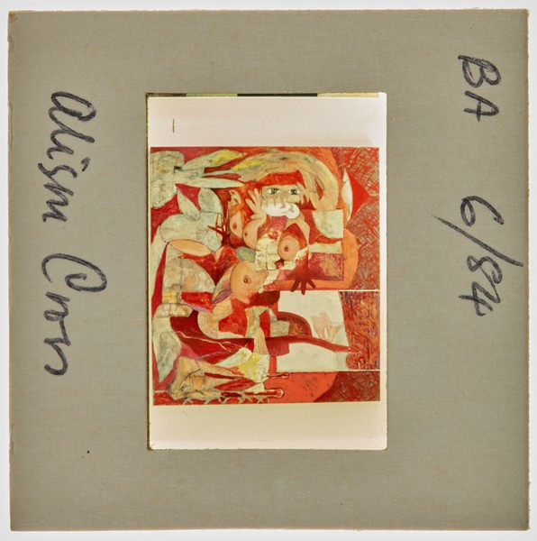 1984 BA Degree Show Slide - 'Alison Cross'