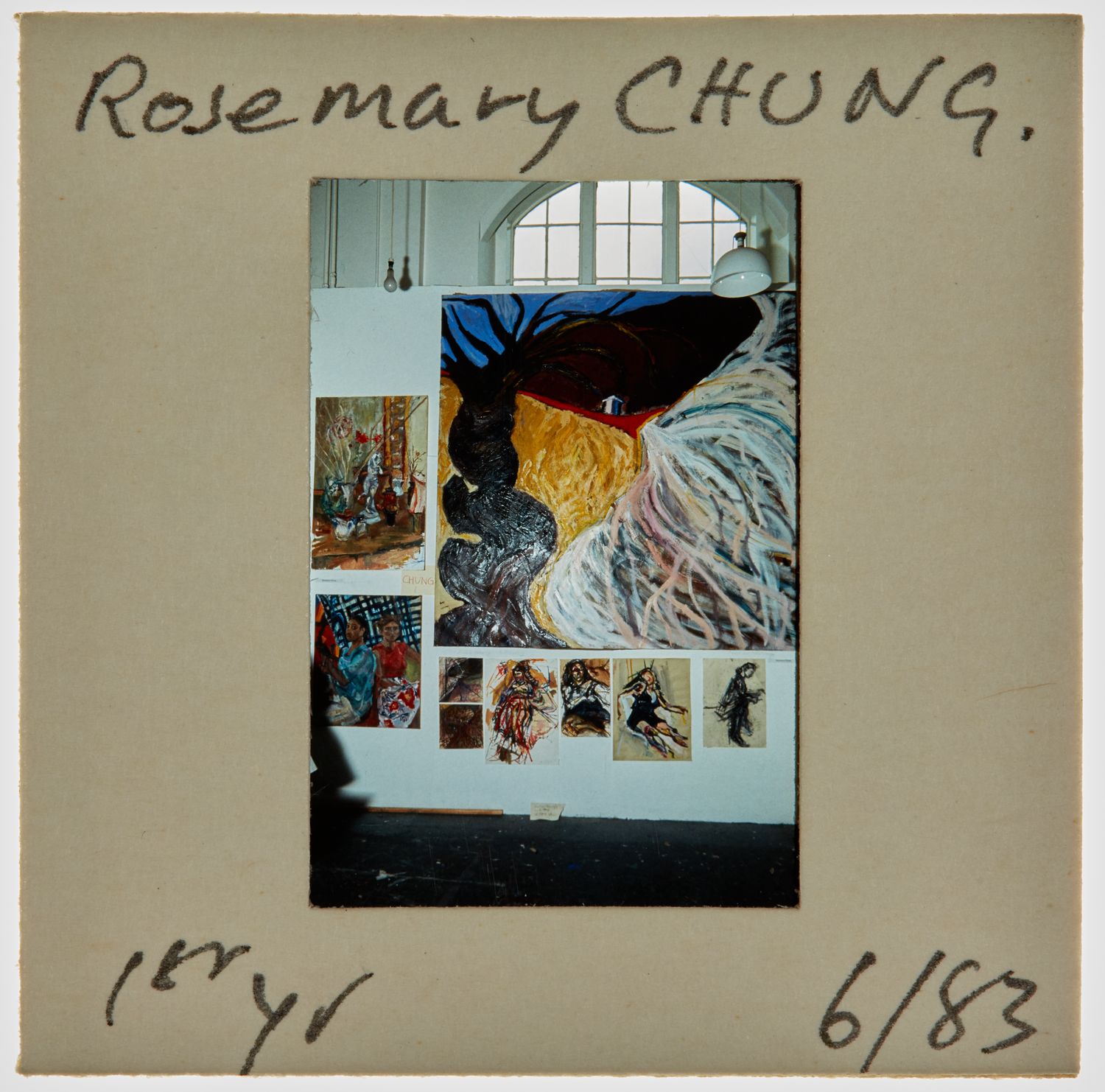 1983 1st Year Degree Show Slide - 'Rosemary Chung'