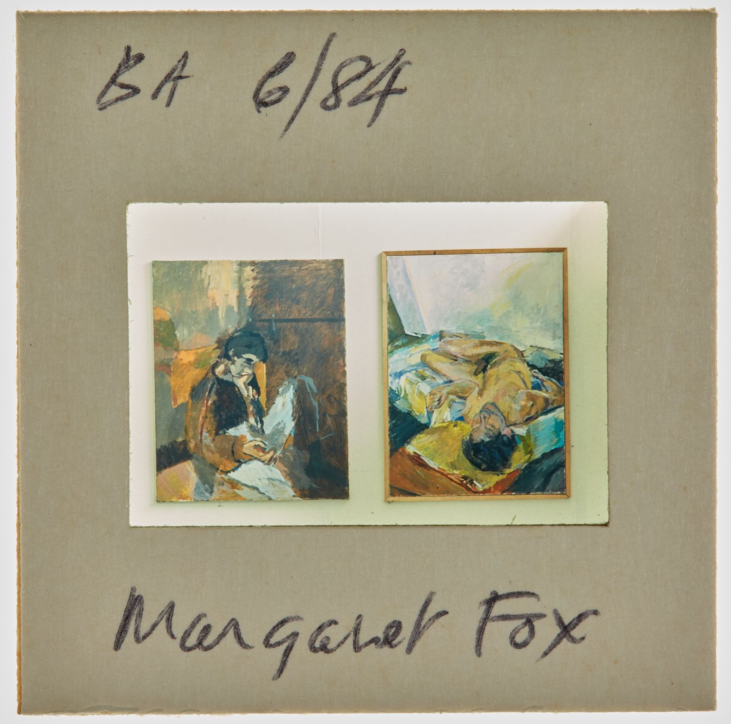 1984 BA Degree Show Slide - 'Margaret Fox'