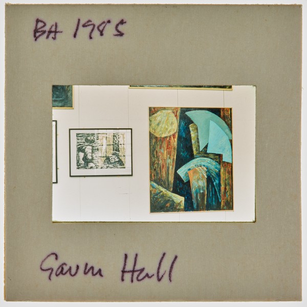 1985 BA Degree Show Slide - 'Gavin Hall'