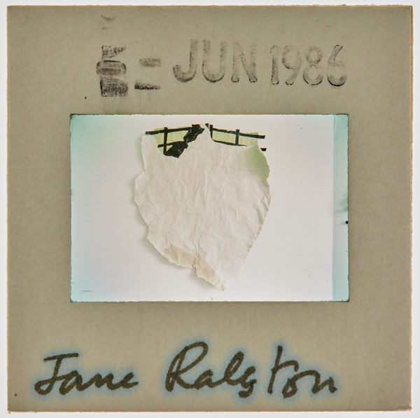 1986 BA Degree Show Slide - 'Jane Ralston'