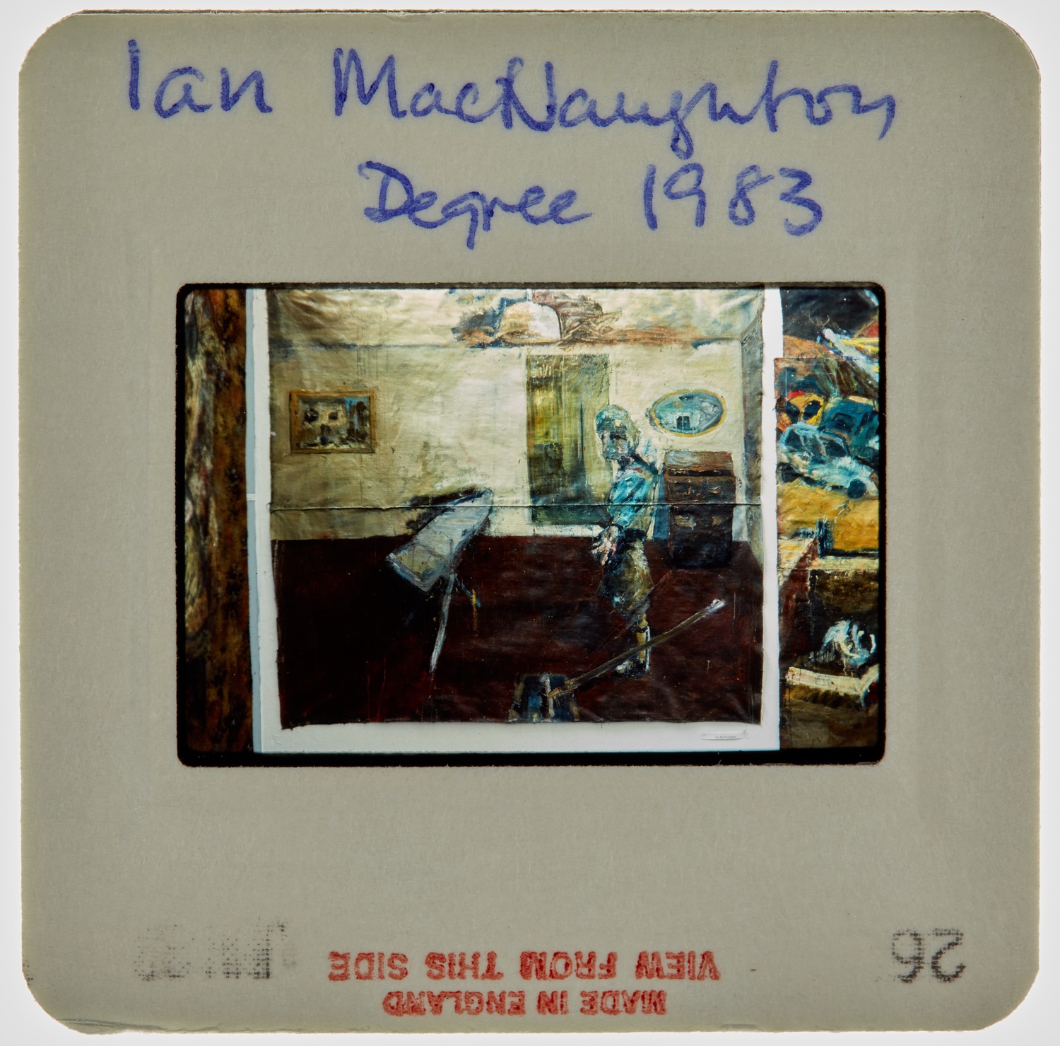 1983 BA Degree Show Slide - 'Ian Macnaughton'