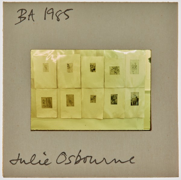 1985 BA Degree Show Slide - 'Julie Osbourne'