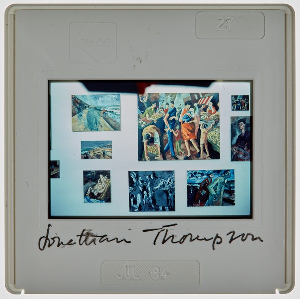 1984 2nd Year Degree Show Slide - 'Jonathan Thompson'