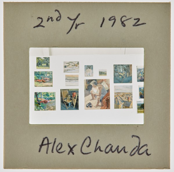 1982 2nd Year Summer Exhibition Slide - 'Alex Chanda'