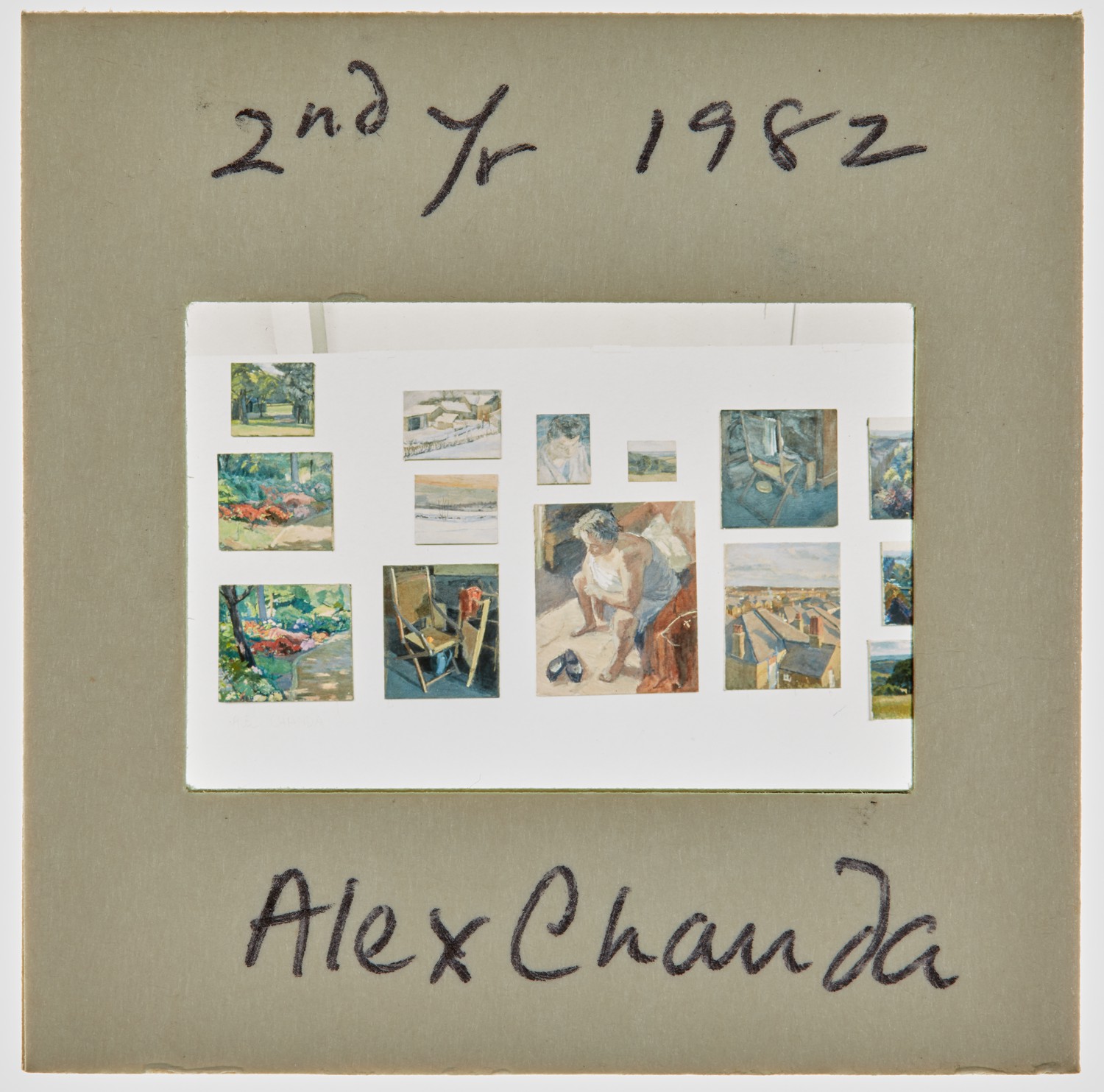 1982 2nd Year Summer Exhibition Slide - 'Alex Chanda'