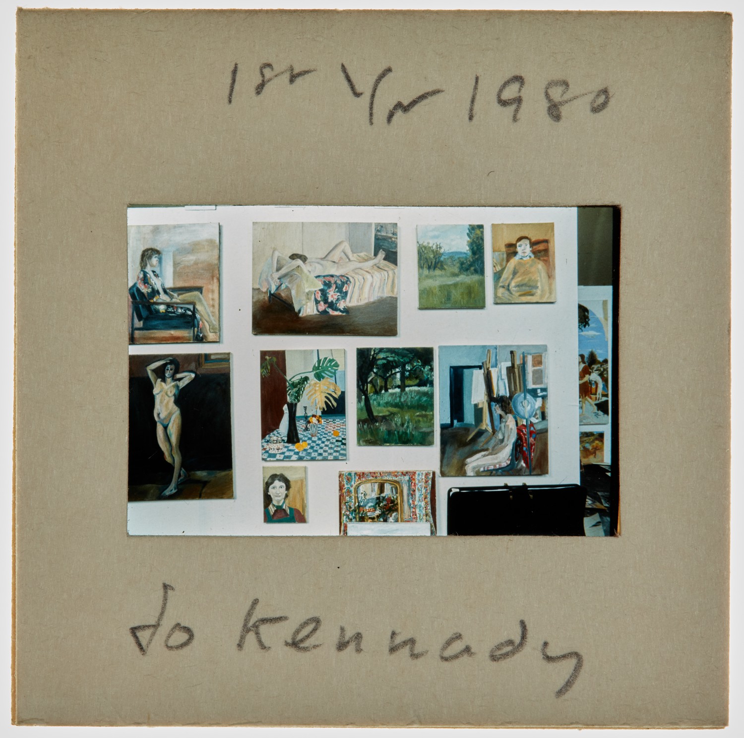 1980 1st Year Degree Show Slide - 'Jo Kennedy'