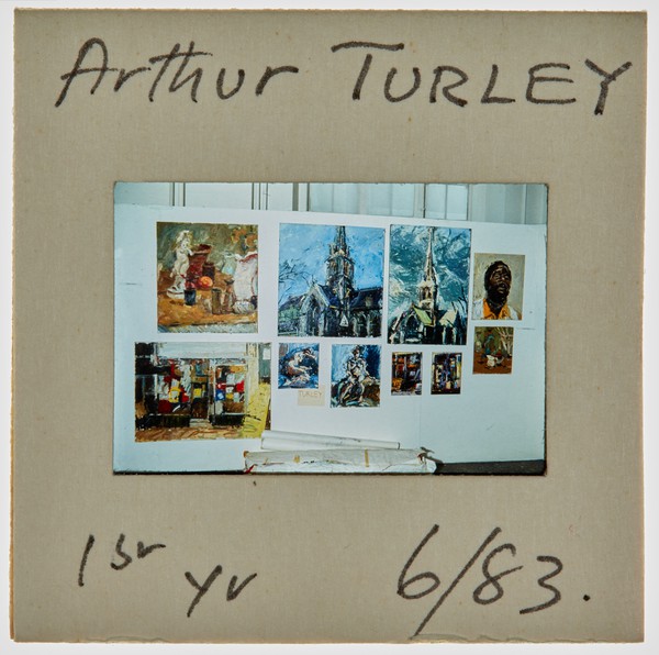 1983 1st Year Degree Show Slide - 'Arthur Turley'
