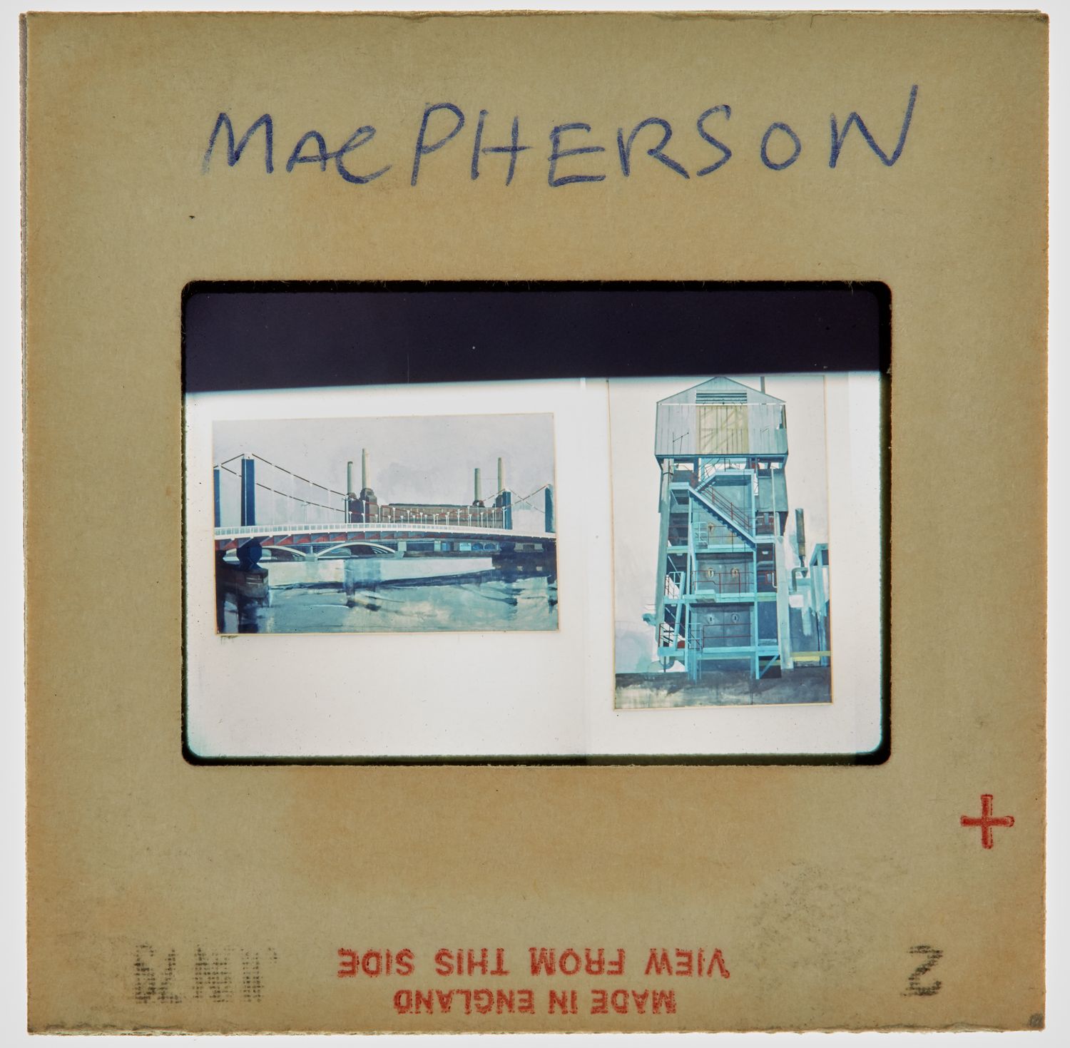 1979 BA Degree Show Slide - 'Macpherson'