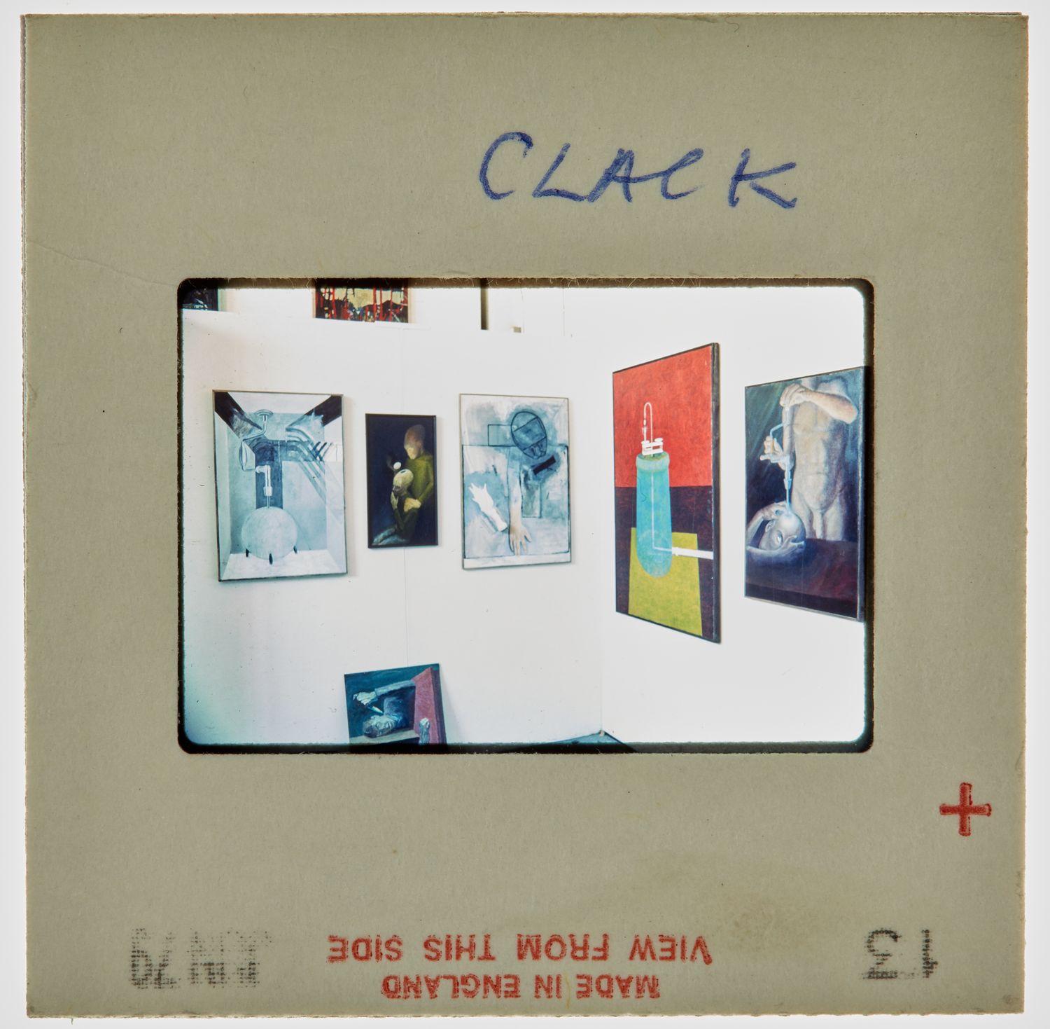 1979 BA Degree Show Slide - 'Clack'