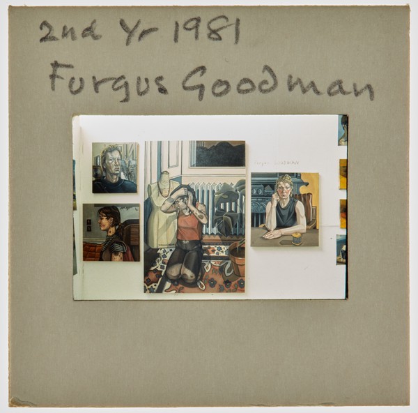 1981 2nd Year Degree Show Slide - 'Furgus Goodman'