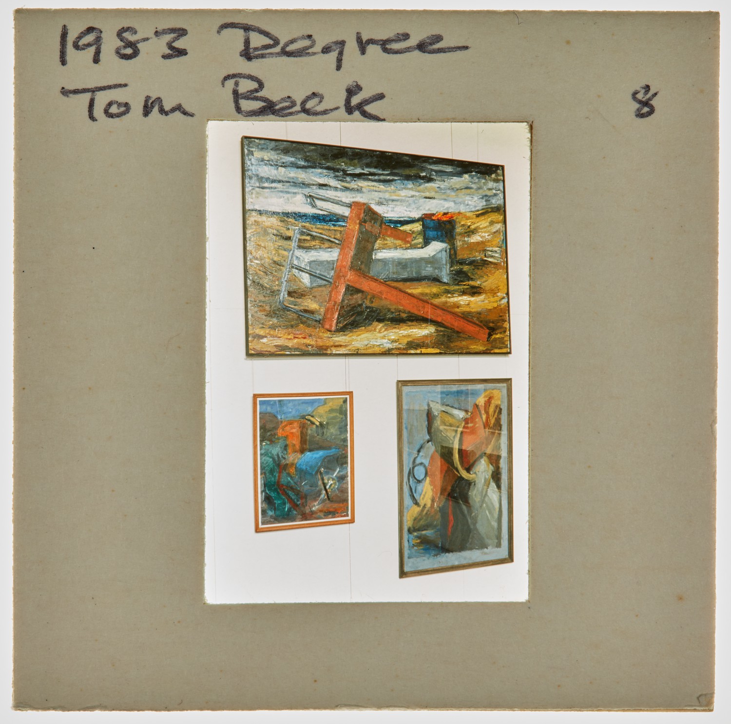 1983 BA Degree Show Slide - 'Tom Beck'
