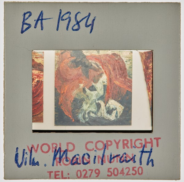 1984 BA Degree Show Slide - 'Wilm. MacIlraith'