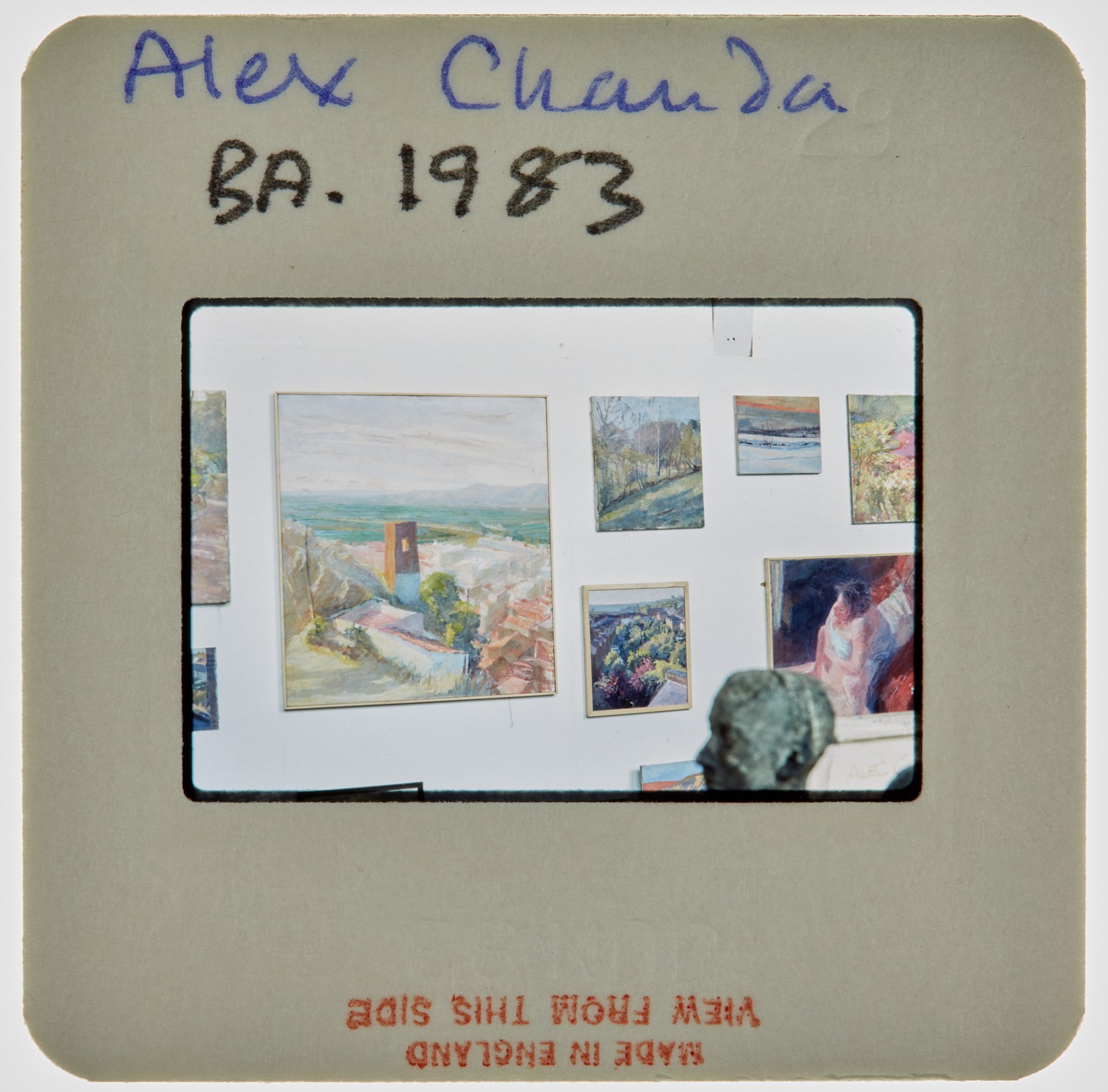 1983 BA Degree Show Slide - 'Alex Chanda'