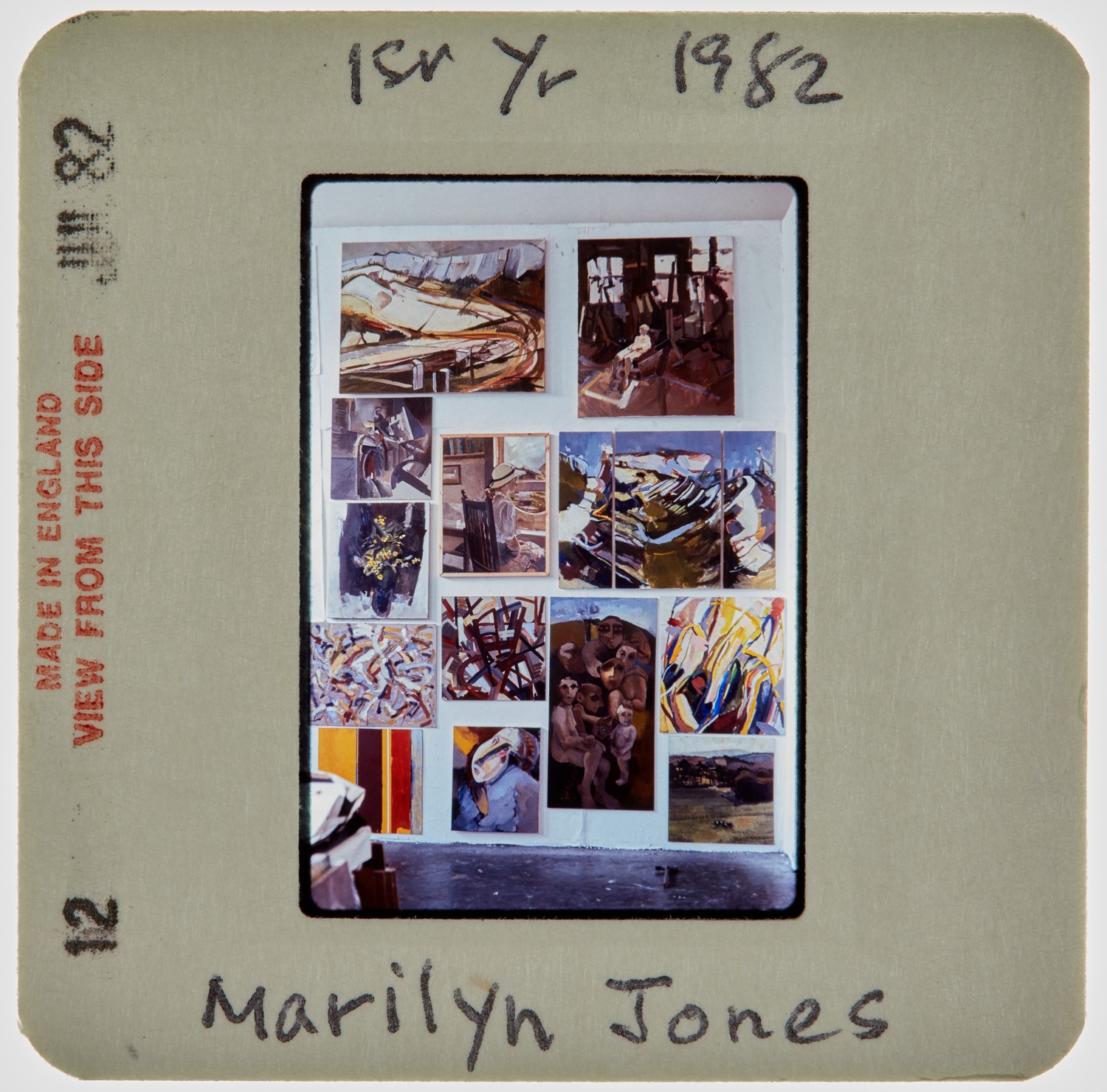 1982 1st Year Summer Exhibition Slide - 'Marilyn Jones'