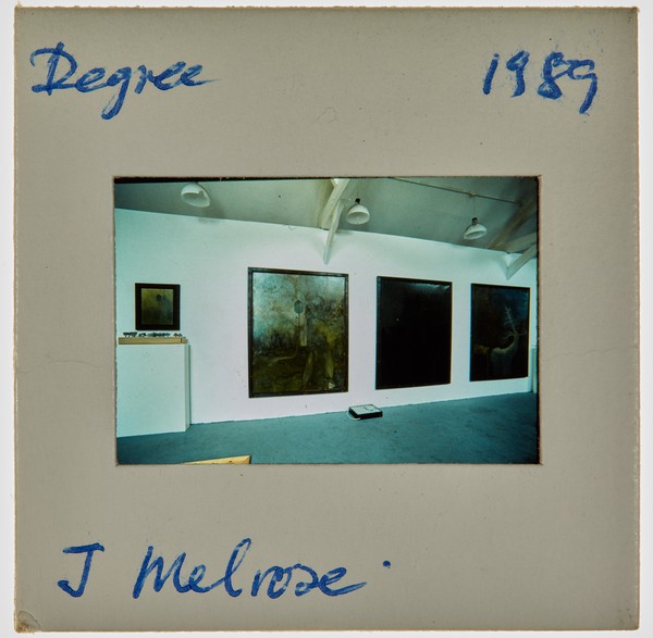 1989 BA Degree Show Slide - 'J Melrose'