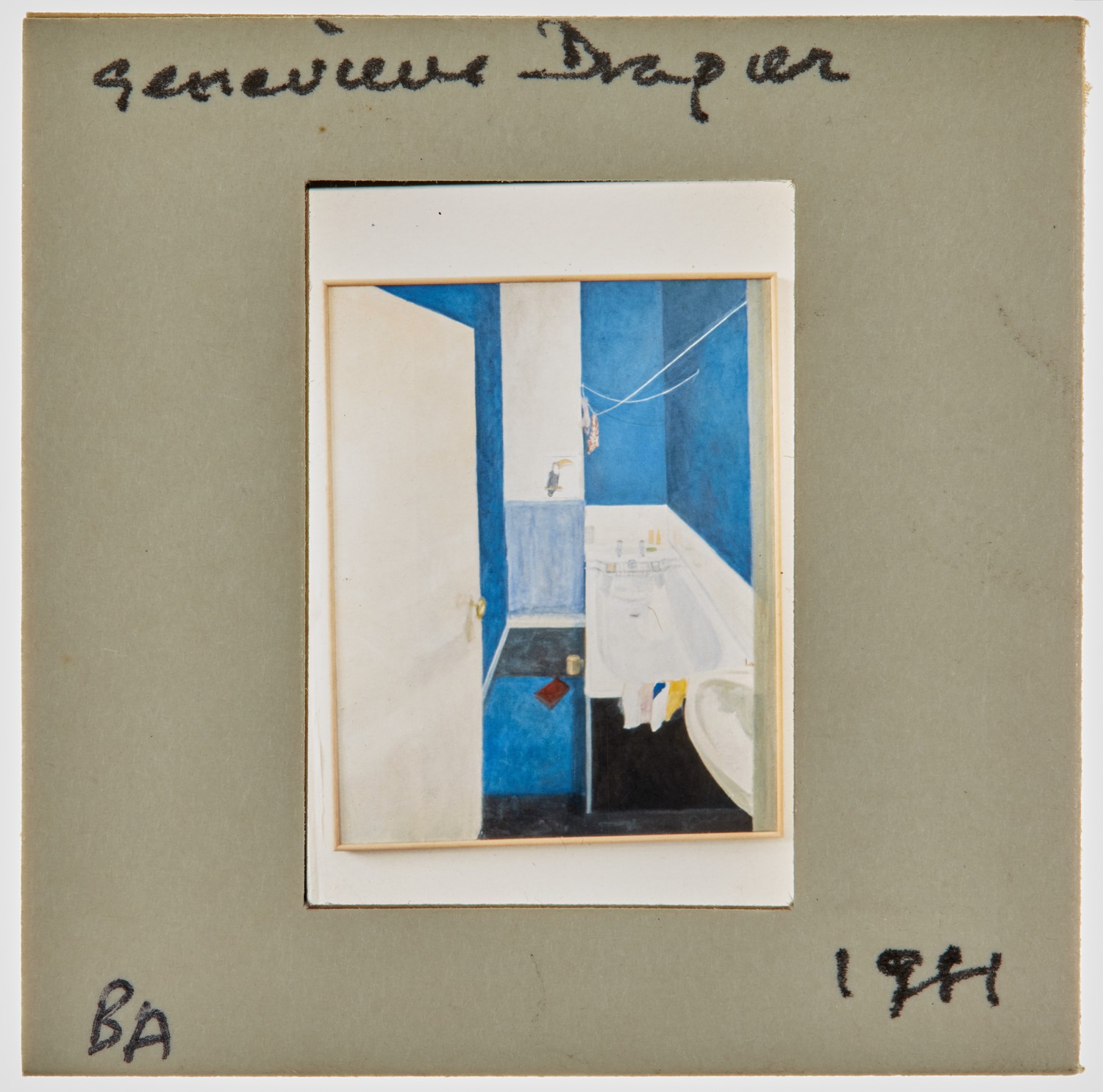 1981 BA Degree Show Slide - 'Genevieve Draper'