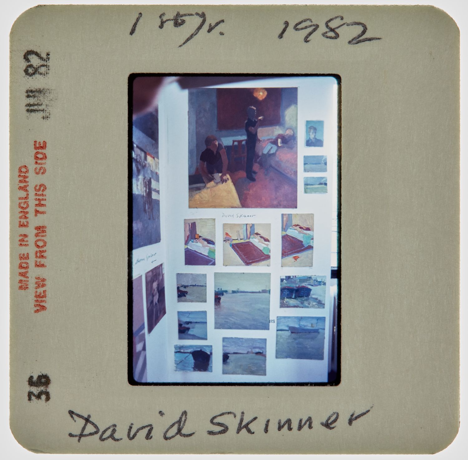 1982 1st Year Summer Exhibition Slide - 'David Skinner'