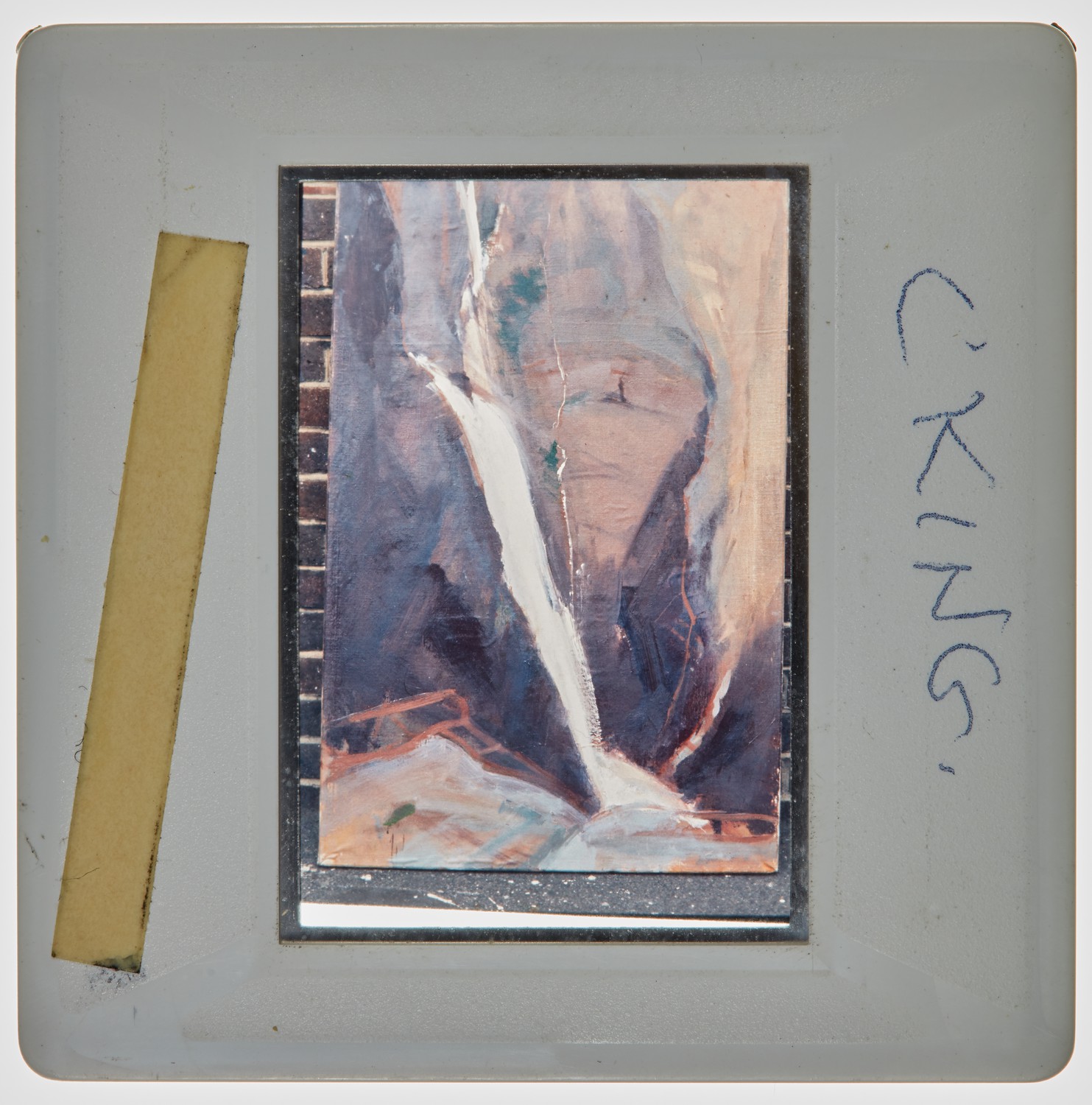1972 Diploma in Painting Degree Show Slide - 'C King'