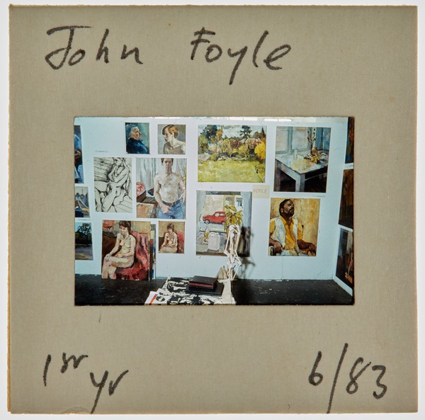 1983 1st Year Degree Show Slide - 'John Foyle'
