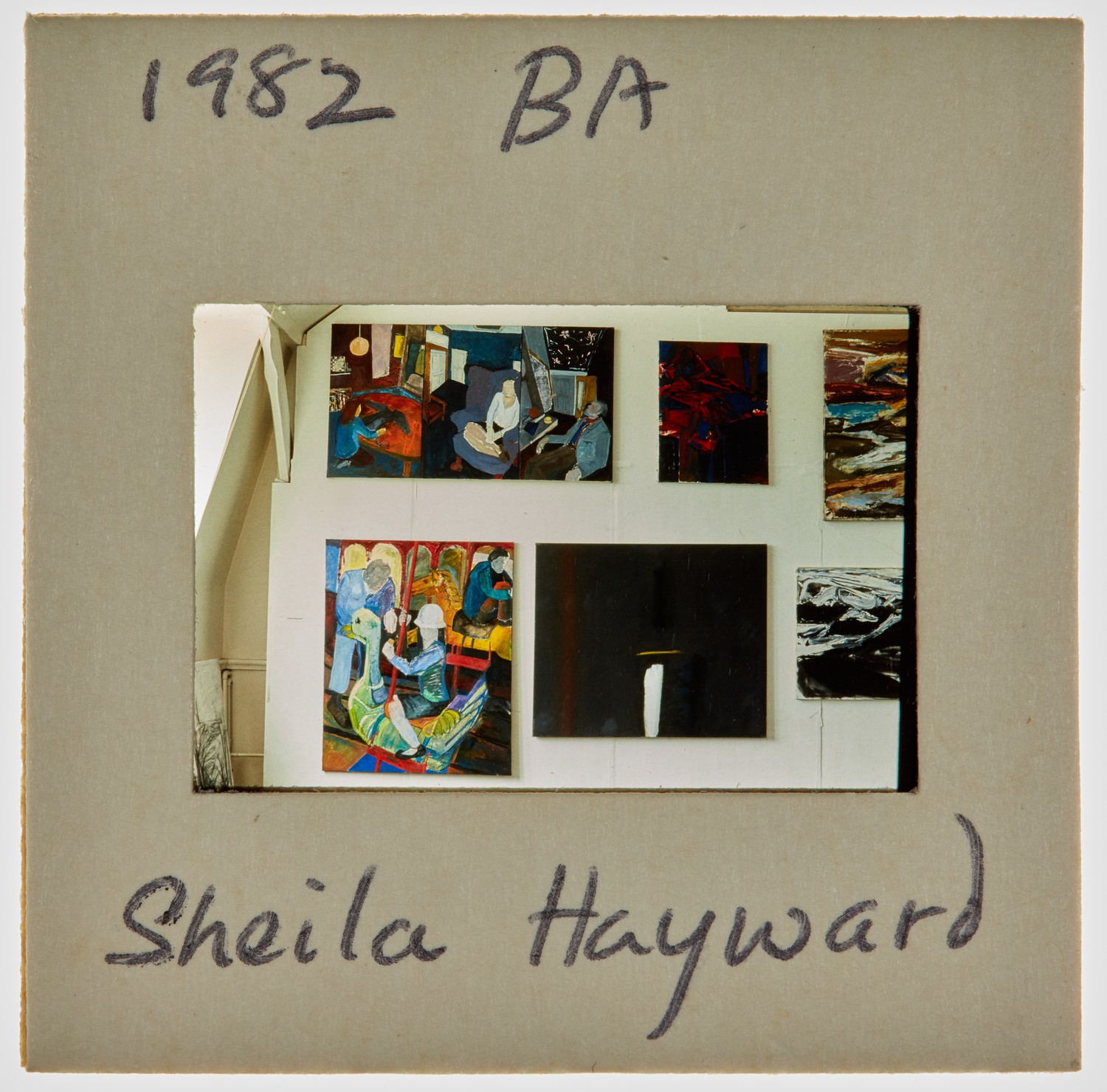 1982 BA Degree Show Slide - 'Sheila Hayward'