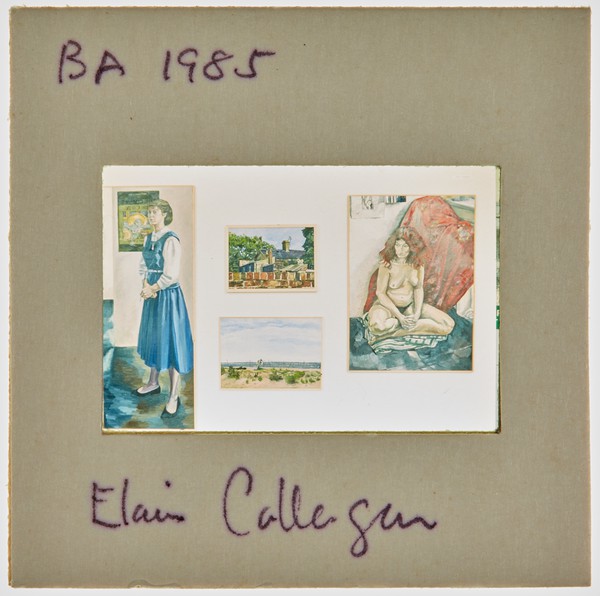 1985 BA Degree Show Slide - 'Elaine Callaghan'